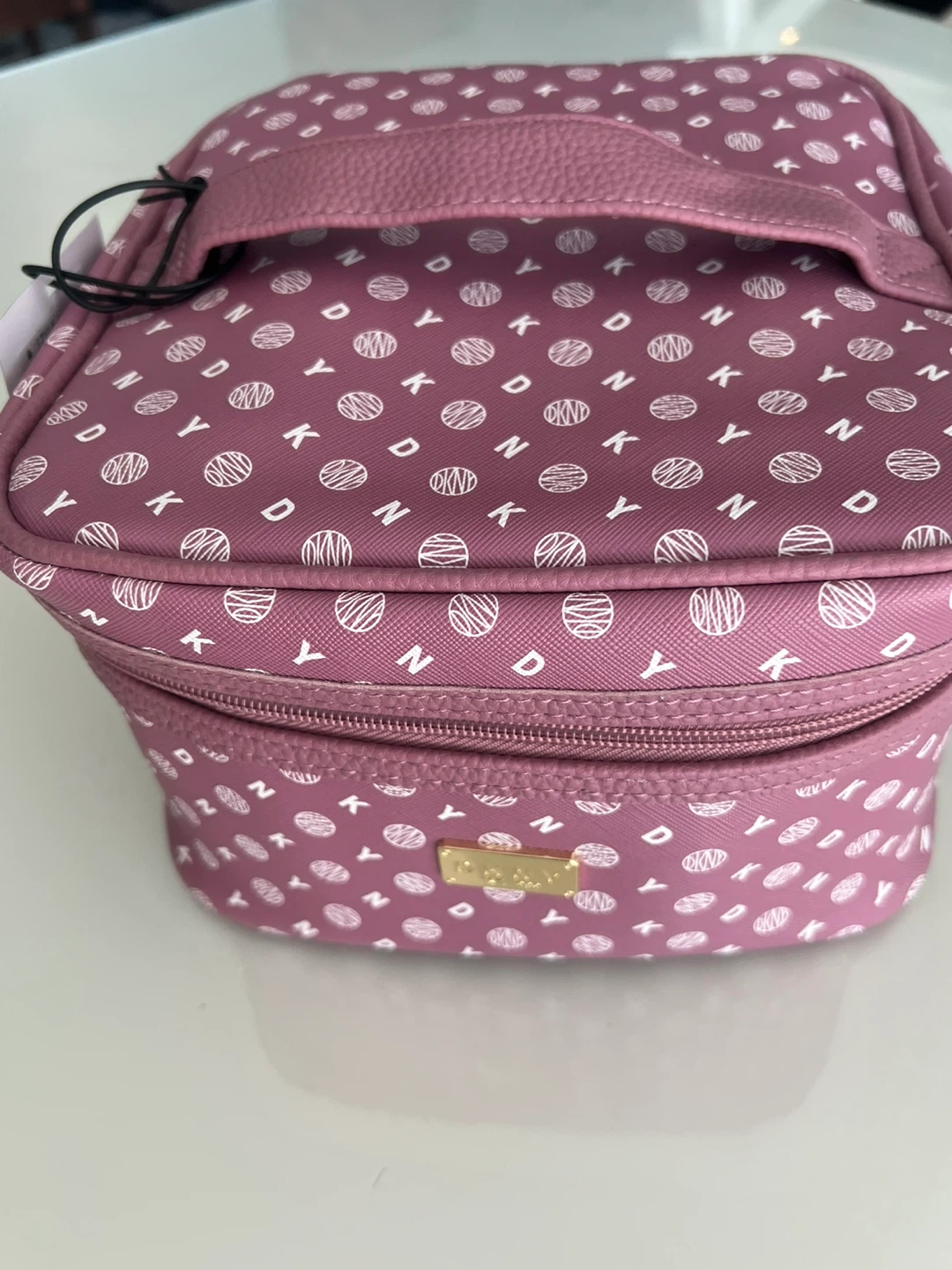 DKNY Pink Logo Cosmetic Bag - photo 2