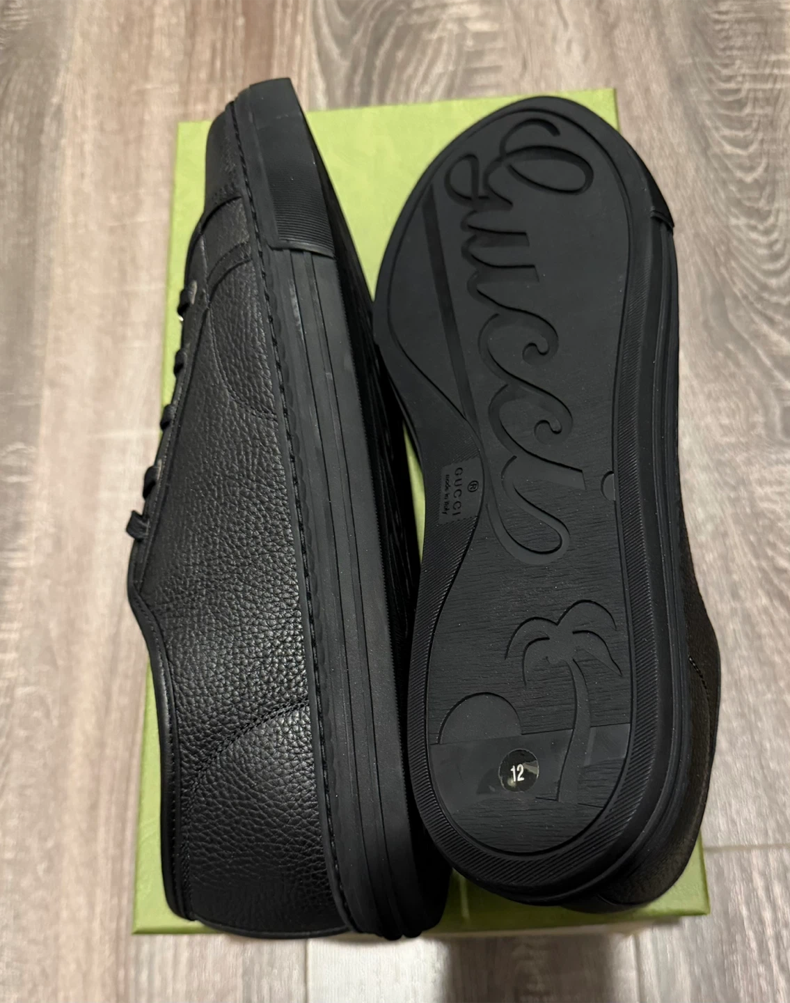 Black Gucci Sneakers - photo 2