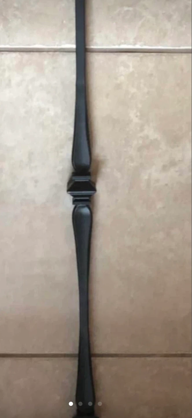 Black decorative metal baluster -Iron Pickets  - Black