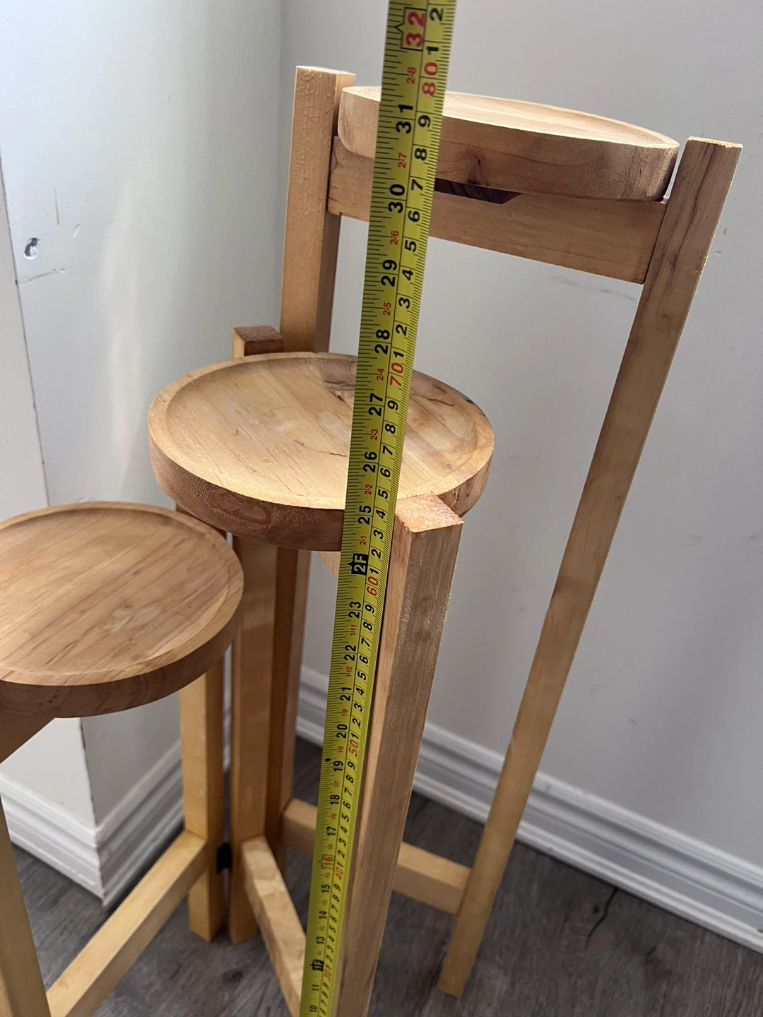 Wooden 3-Tier Plant Stand - photo 5