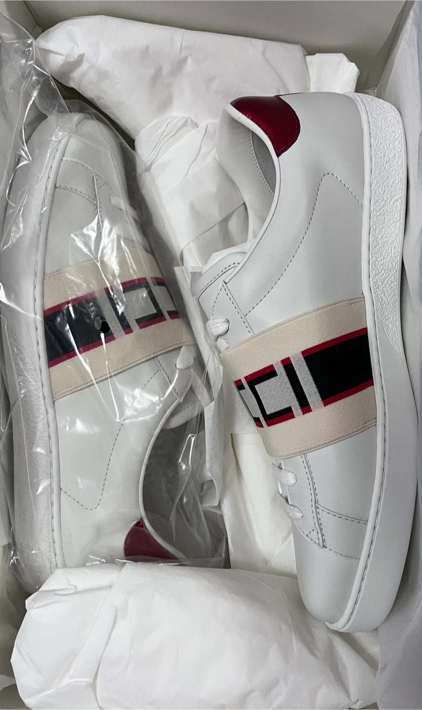 Men’s Ace Gucci Stripe Sneaker 12.5