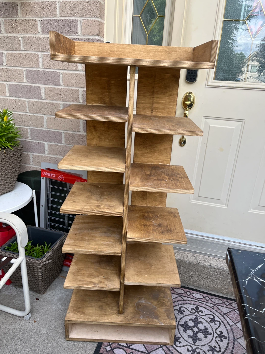 ⚽️Wooden Tiered Shelf Unit