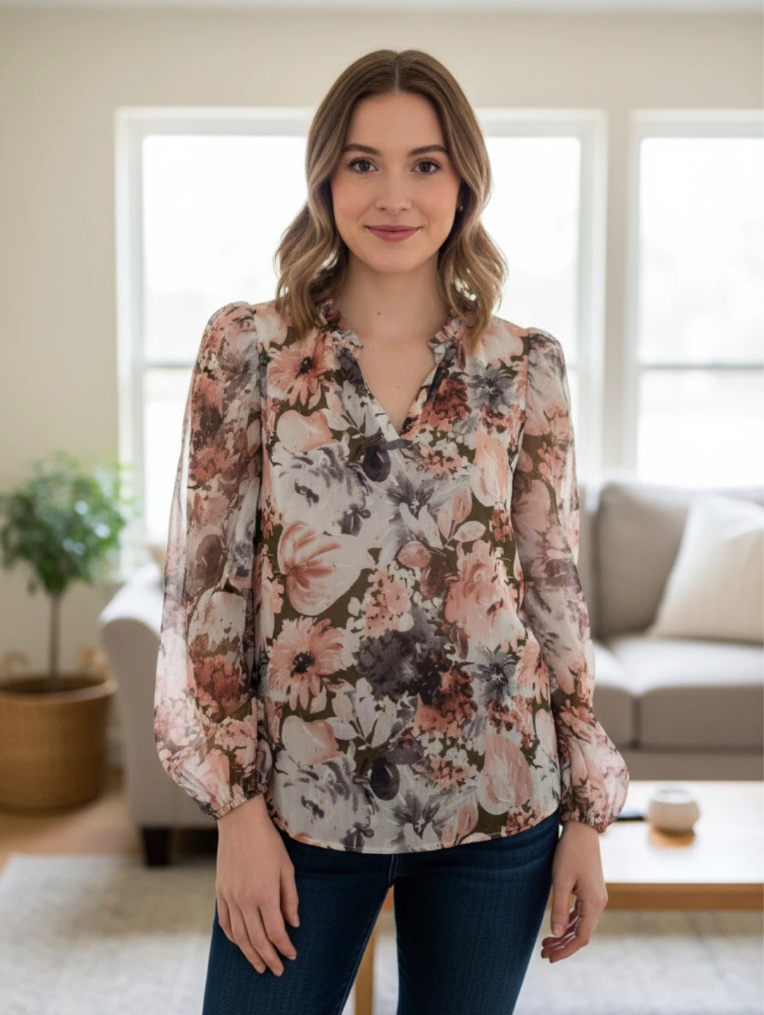 Joie Women’s Sheer Blouse Sz S ⚽️ - photo 5