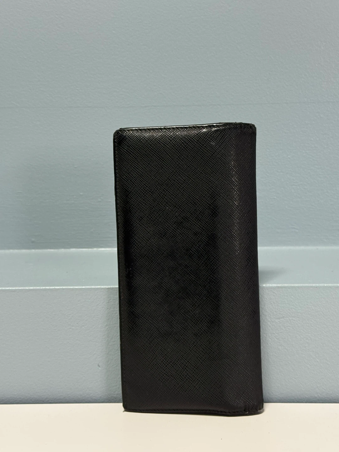 Prada Black Leather Bi-fold Wallet - photo 2