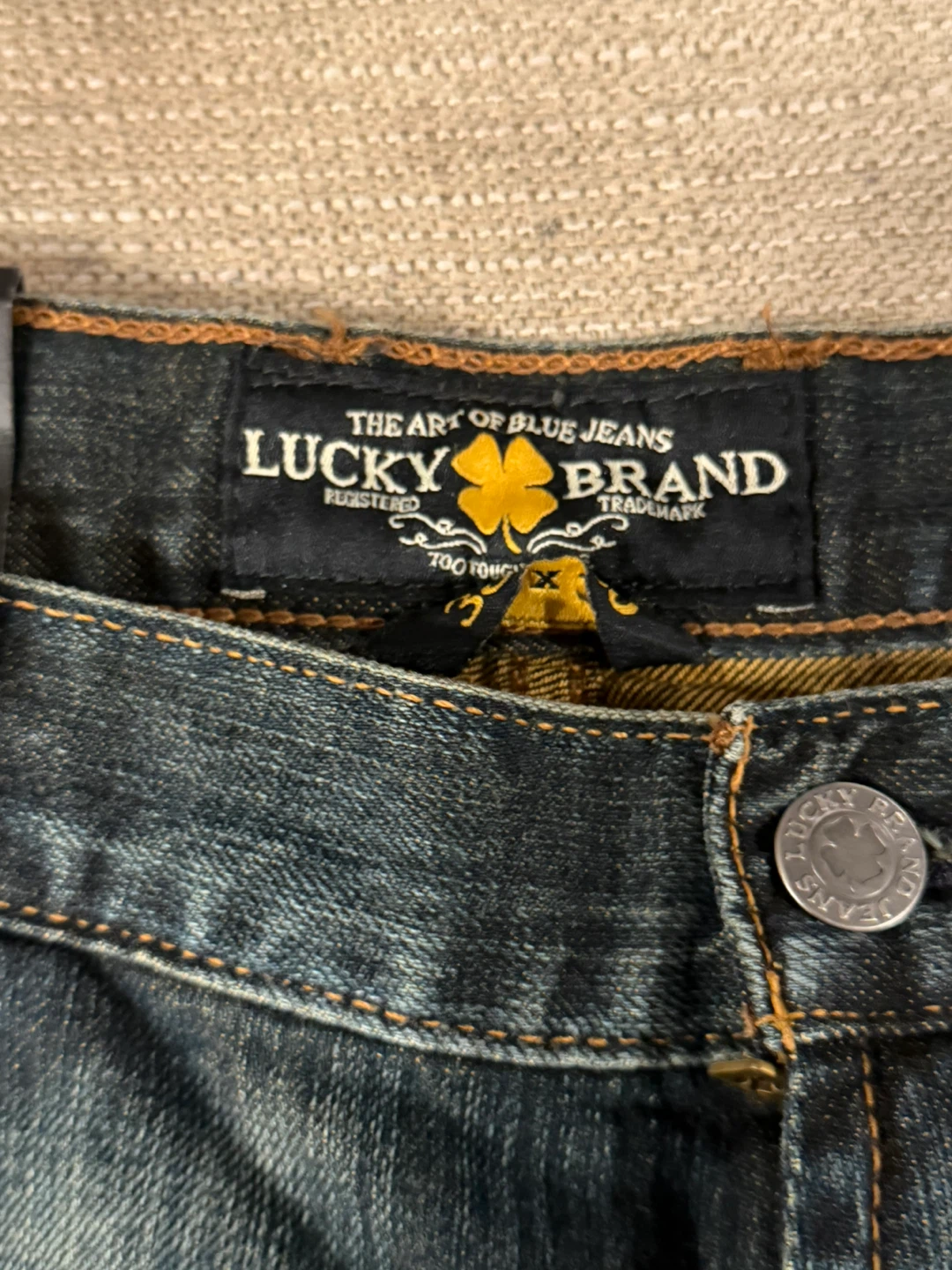 Lucky Brand "The Art of Blue Jeans" Men's Jeans 38x30 - photo 5