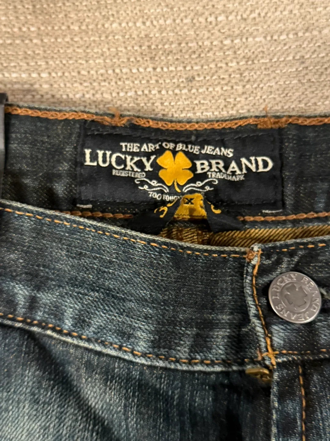 Lucky Brand "The Art of Blue Jeans" Men's Jeans 38x30 - photo 5