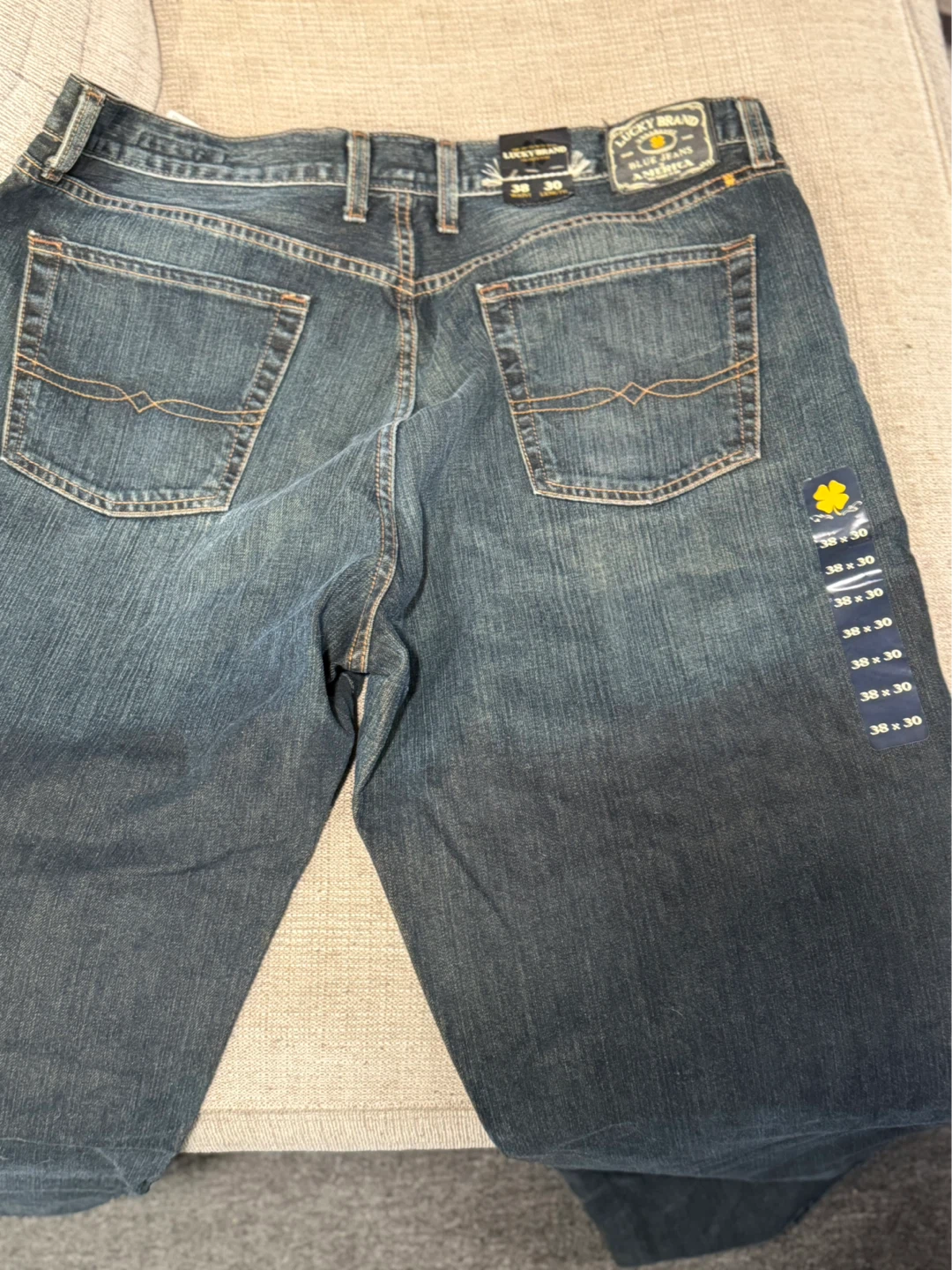 Lucky Brand "The Art of Blue Jeans" Men's Jeans 38x30 - photo 2