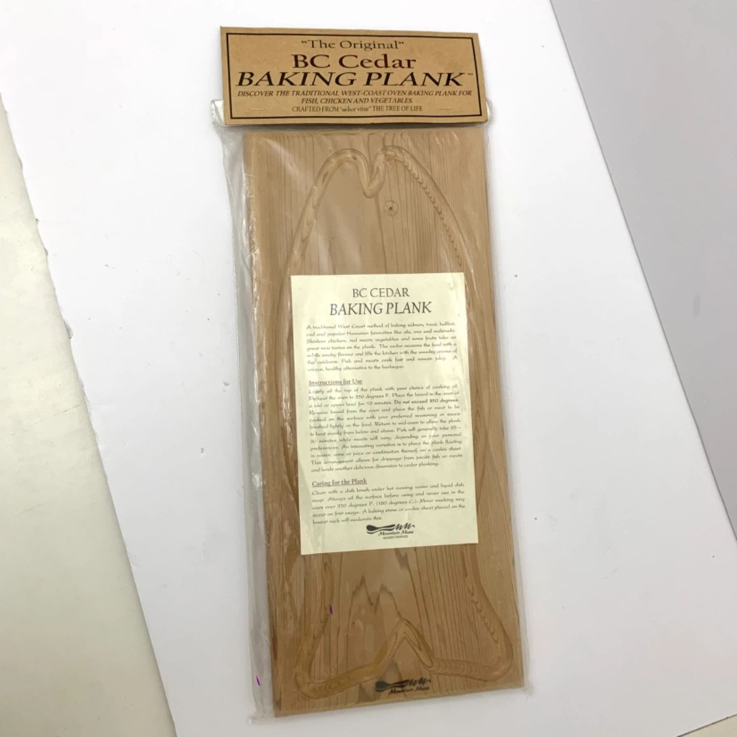 Cedar Baking Plank Grilling Board BBQ Cooking Plank BC Kitchen