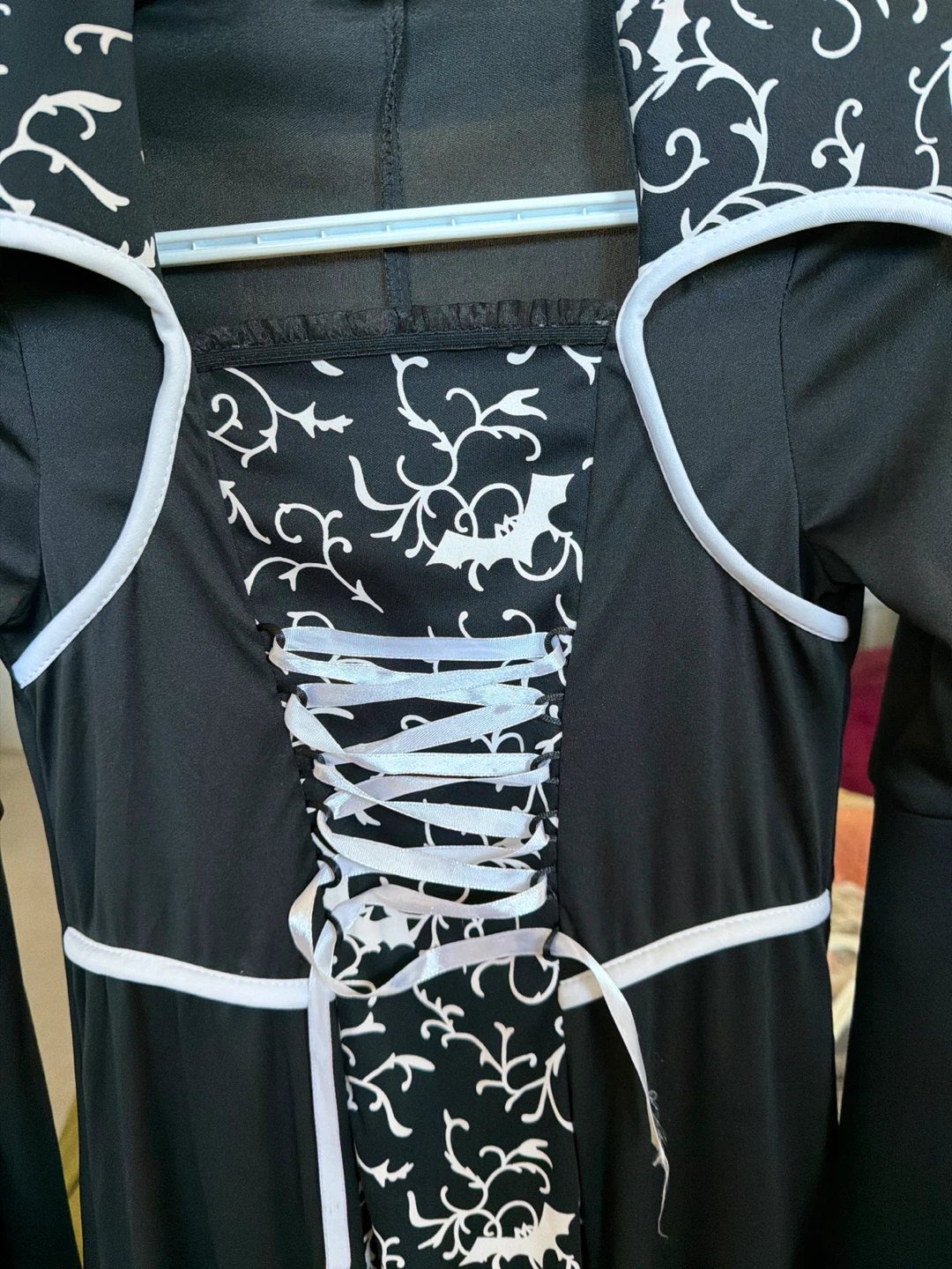 (Moving sale) Black Gothic Halloween Dress with Bat Print - photo 2