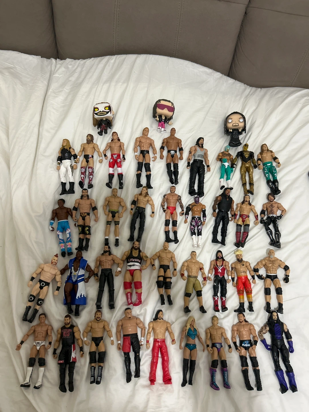 Collection of WWE Wrestling Action Figures