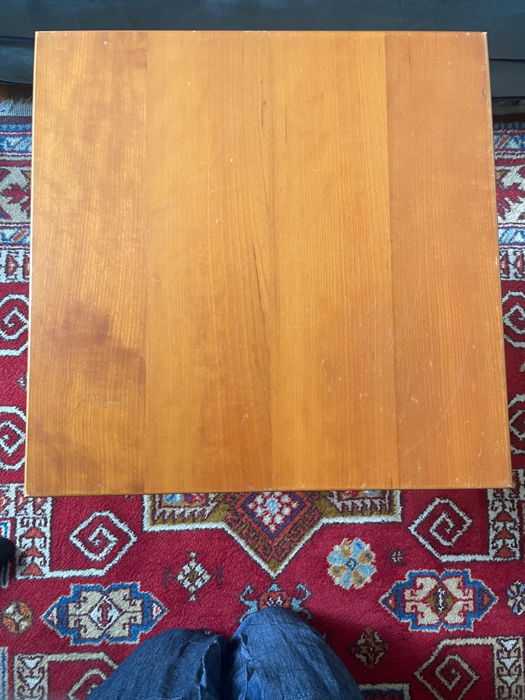 mid century modern Fritz Hansen Side Table Metal Hairpin Legs - photo 3