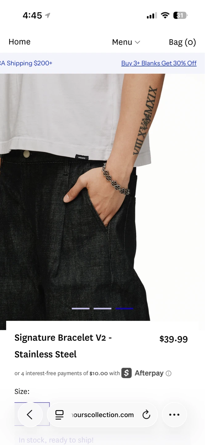 Signature Bracelet V2 - Stainless Steel - photo 2