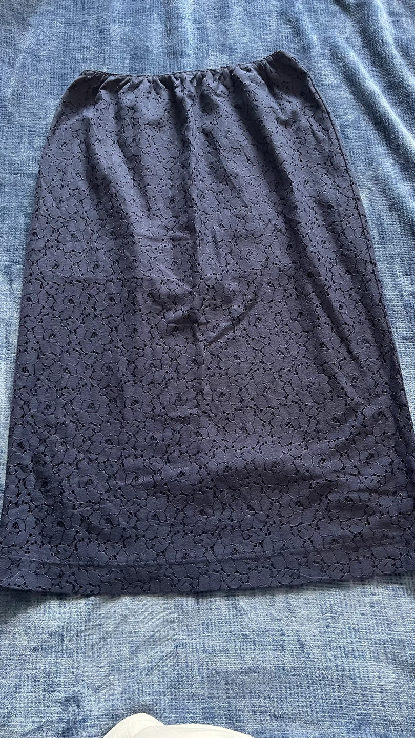 Old Navy Navy Blue Lace Skirt Size S