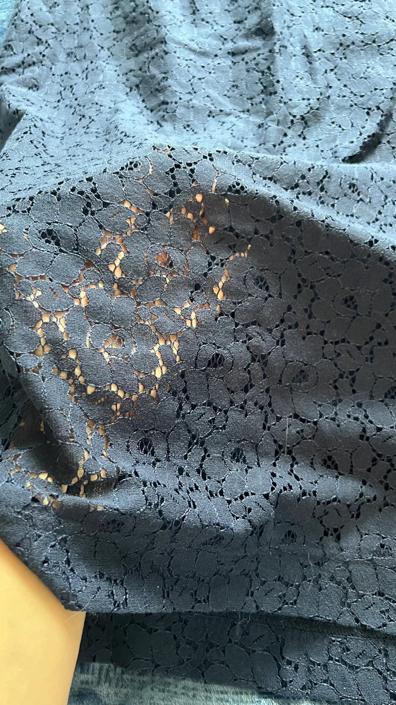 Old Navy Navy Blue Lace Skirt Size S - photo 3