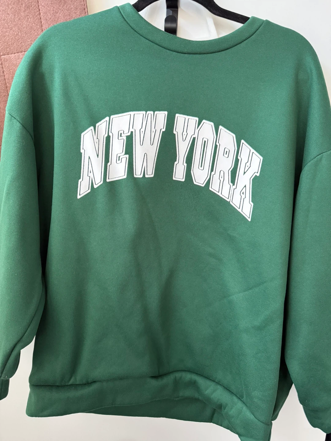 Green "New York" Crewneck Sweatshirt