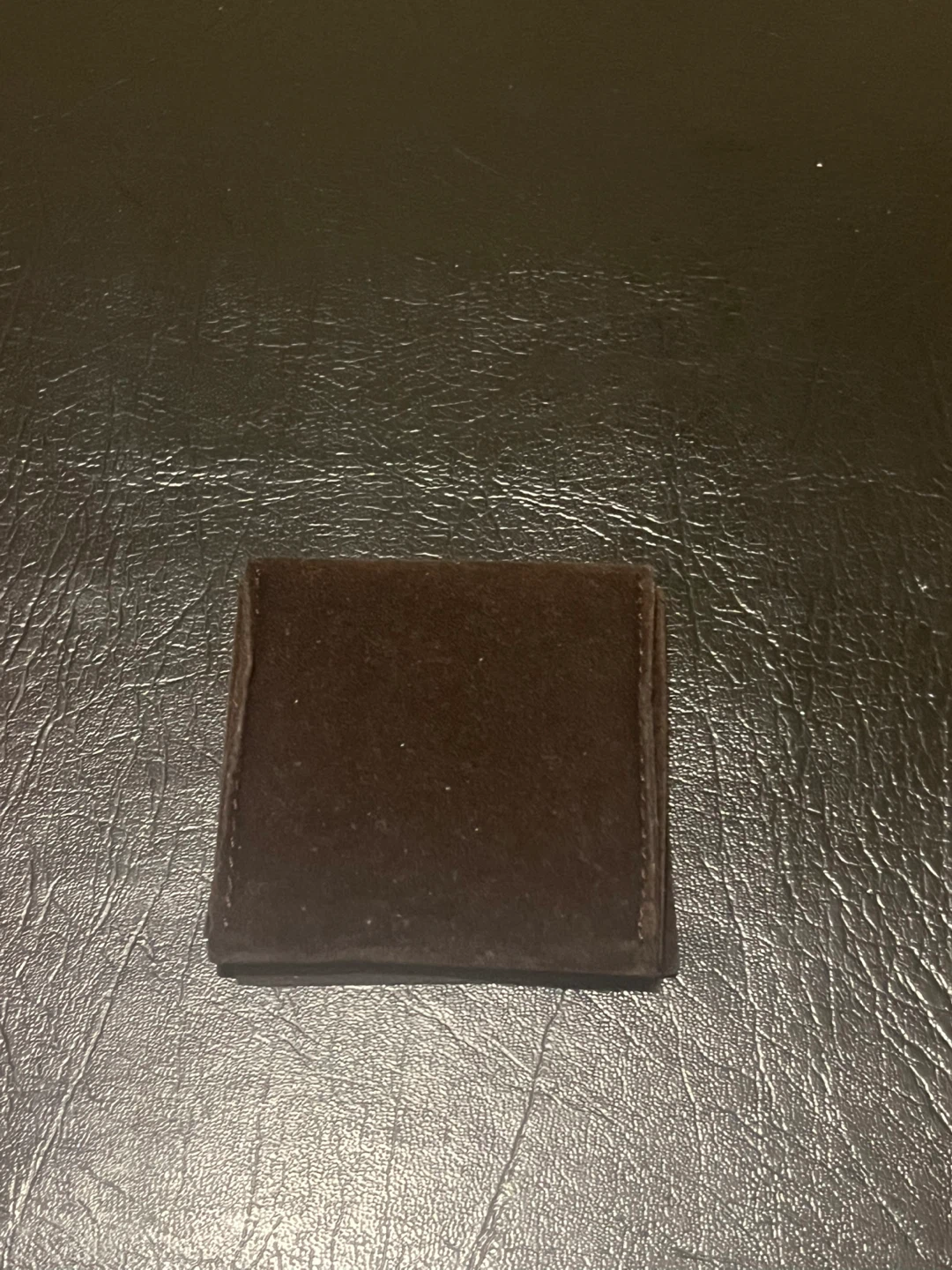 Hermes Paris small pouch Cocoa velvet jewellery bag mini - photo 2
