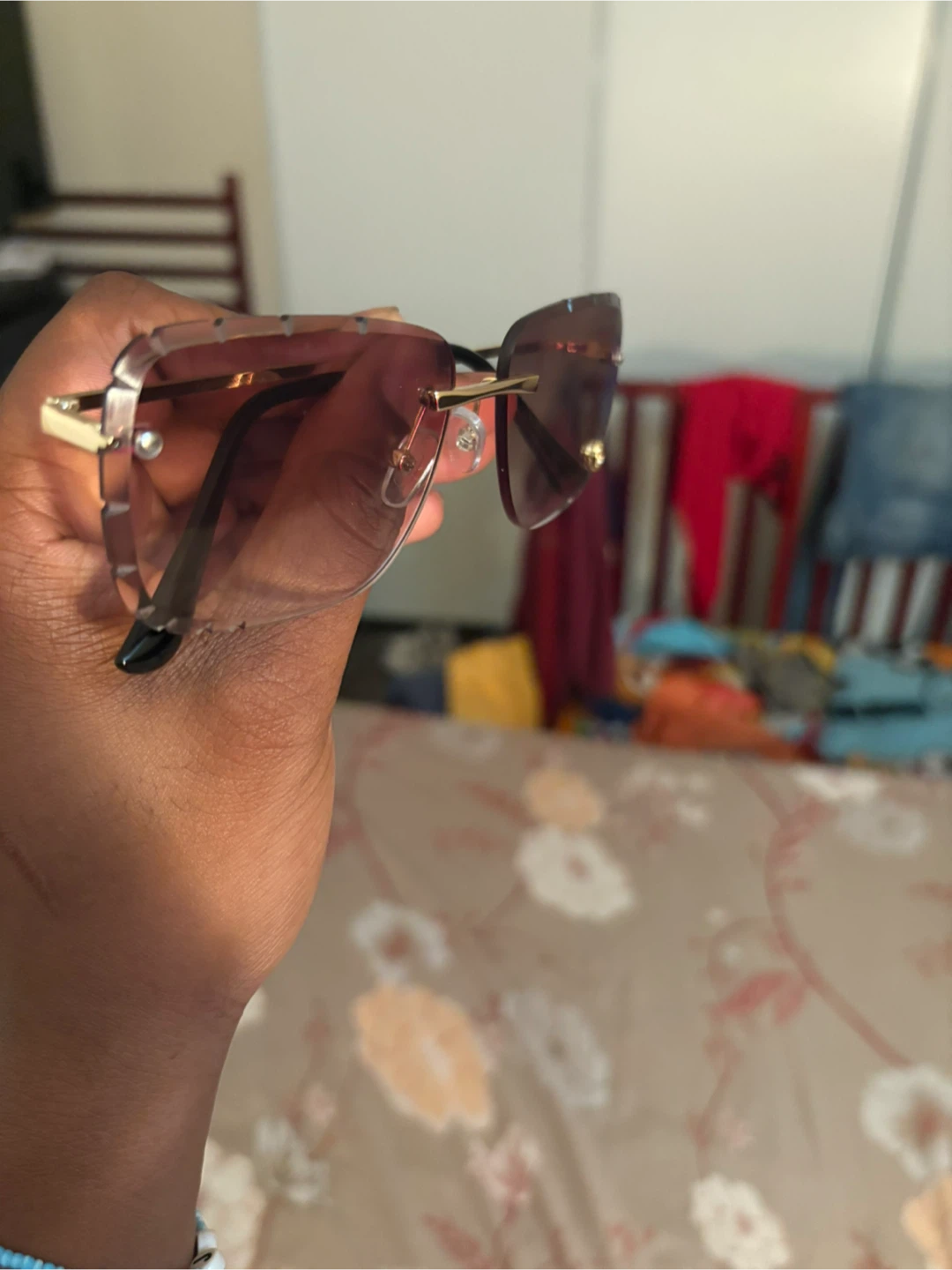 Cartier Rimless Gradient Sunglasses