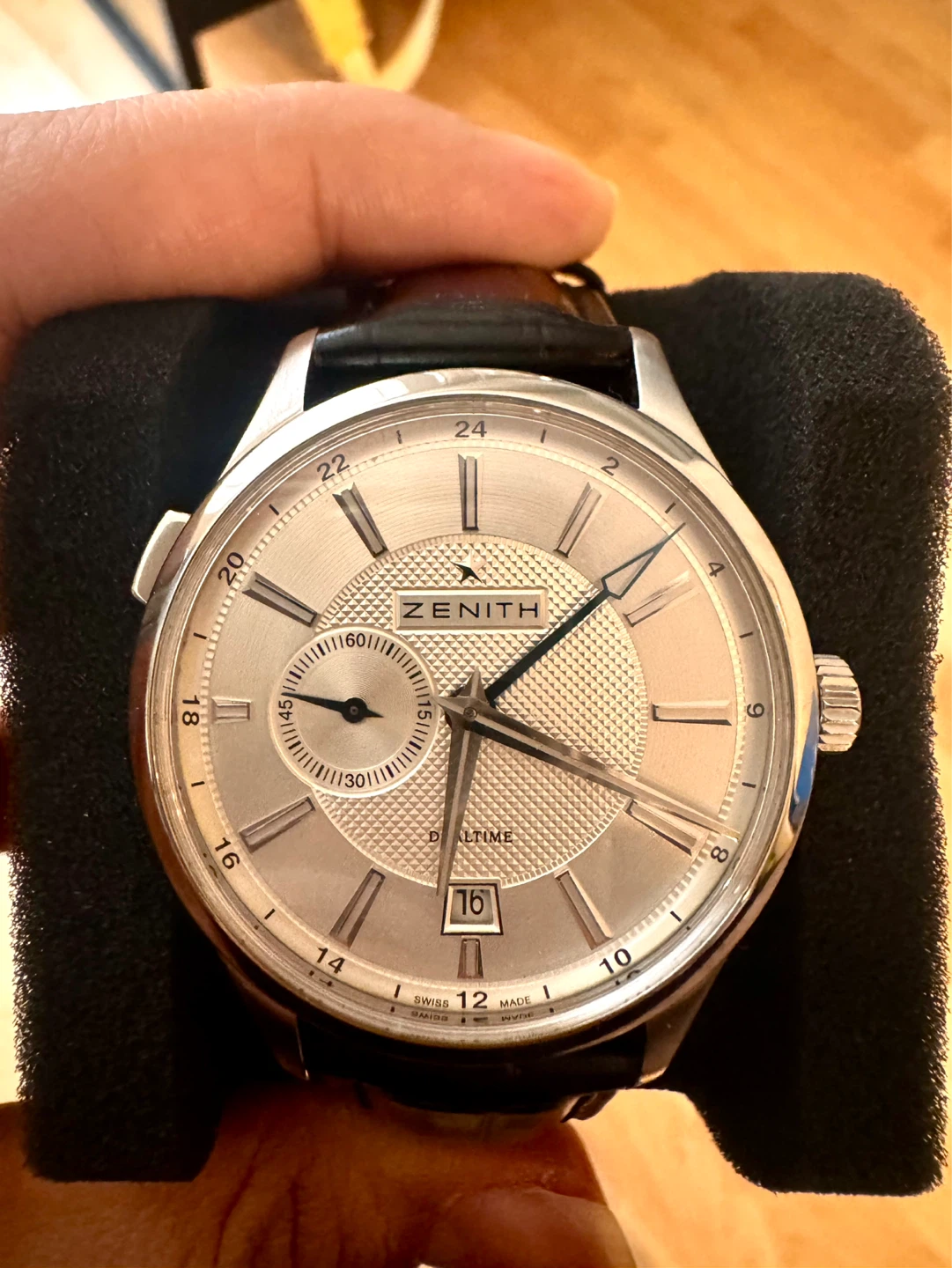 Zenith Elite Captain DualTime Automatic Watch w Appraisal Report