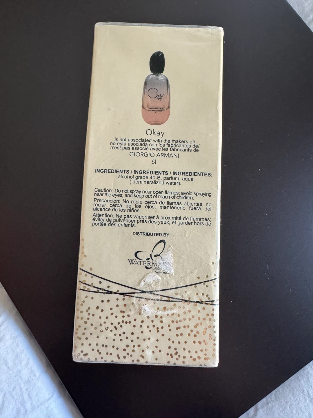 Brand New Factory Sealed GIORGIO ARMANI Okay perfume - photo 5
