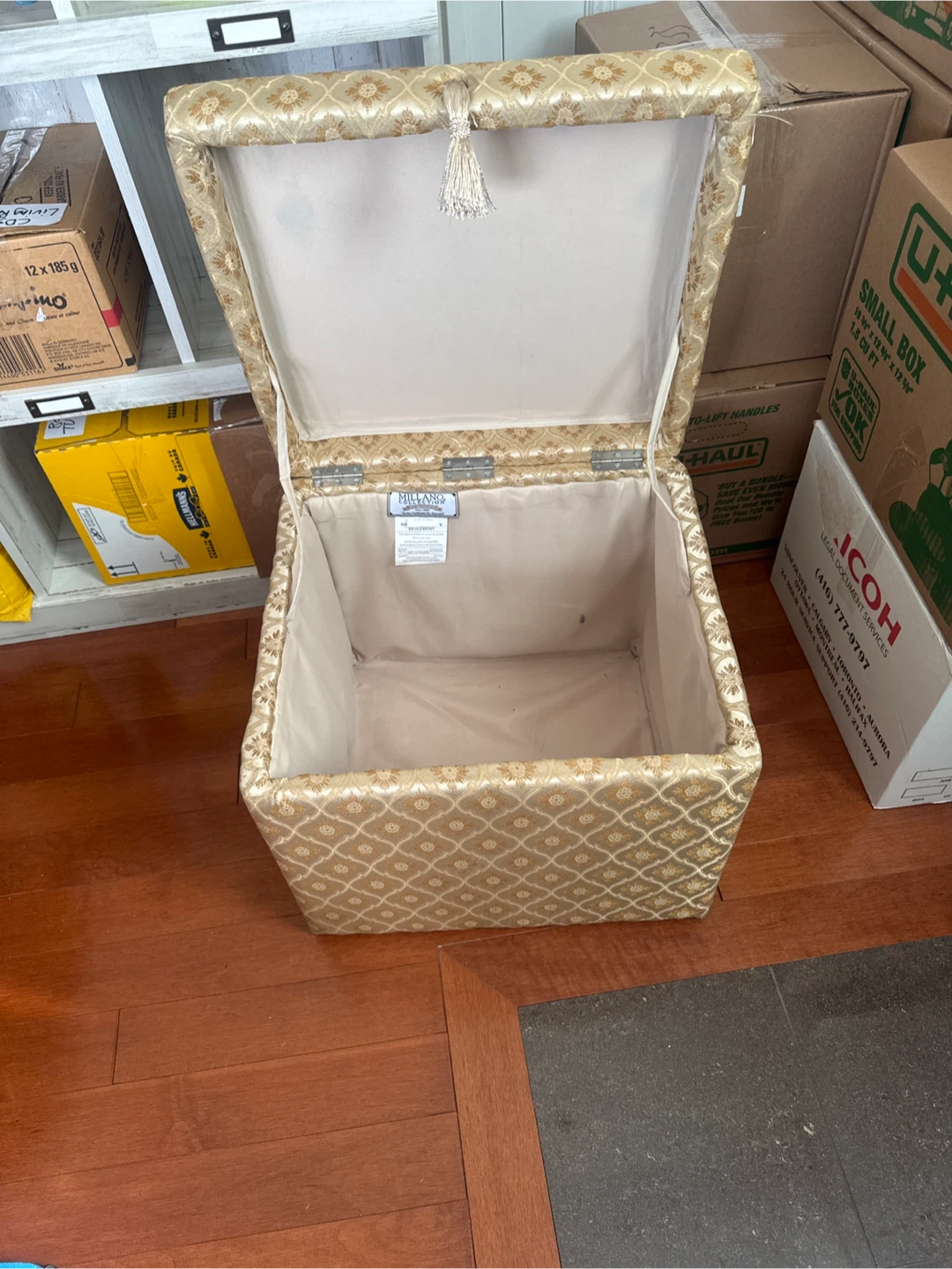 Decorative Storage Ottoman - photo 2