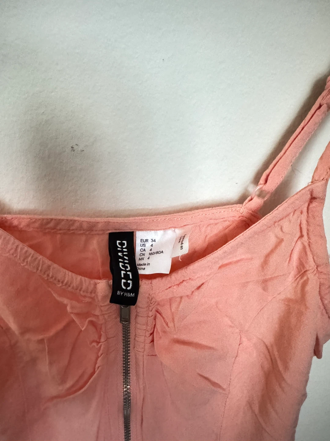 H&M Divided Pink Mini Dress with Zipper - photo 3