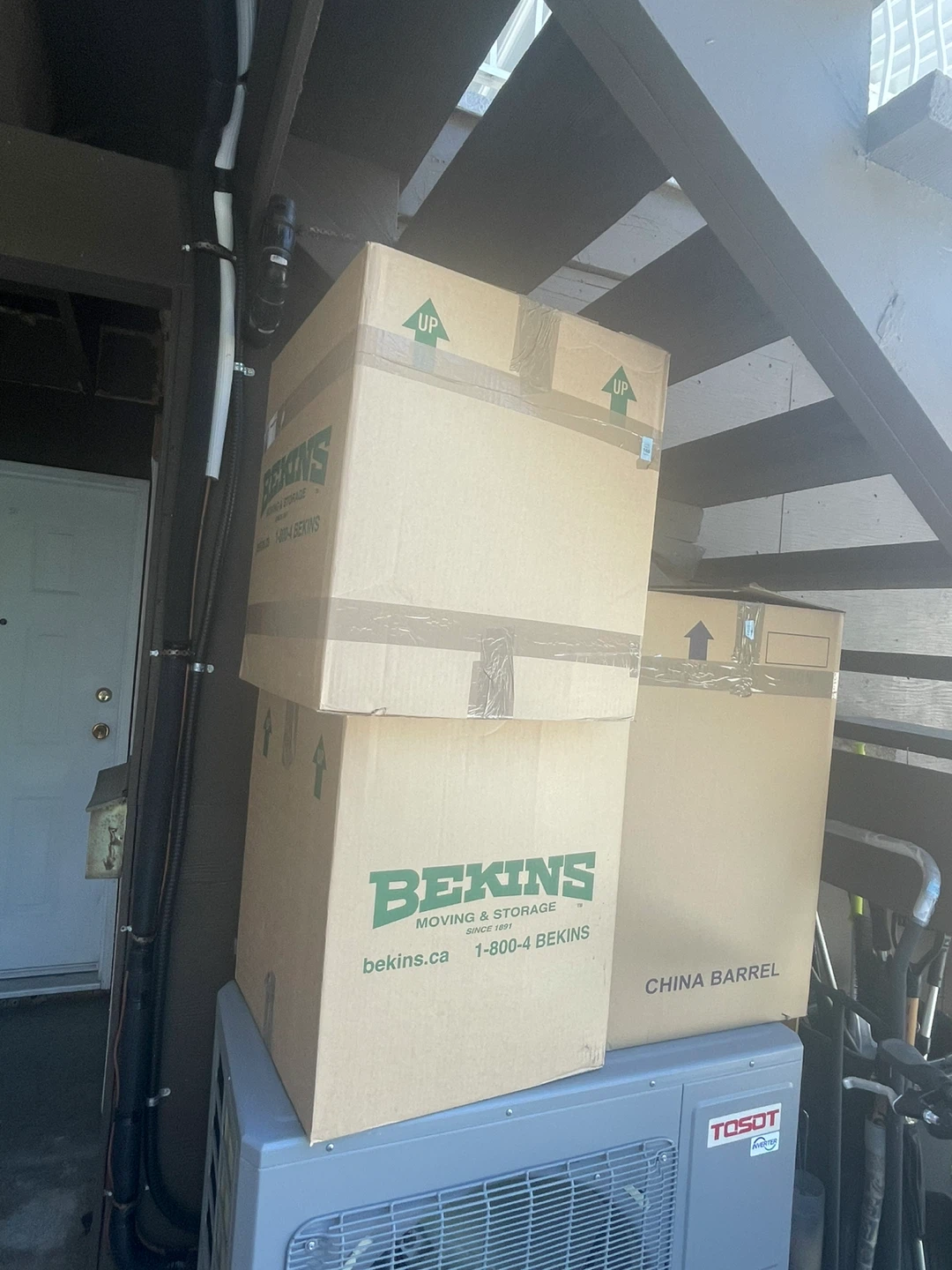 3 Bekins Moving & Storage Cardboard Boxes