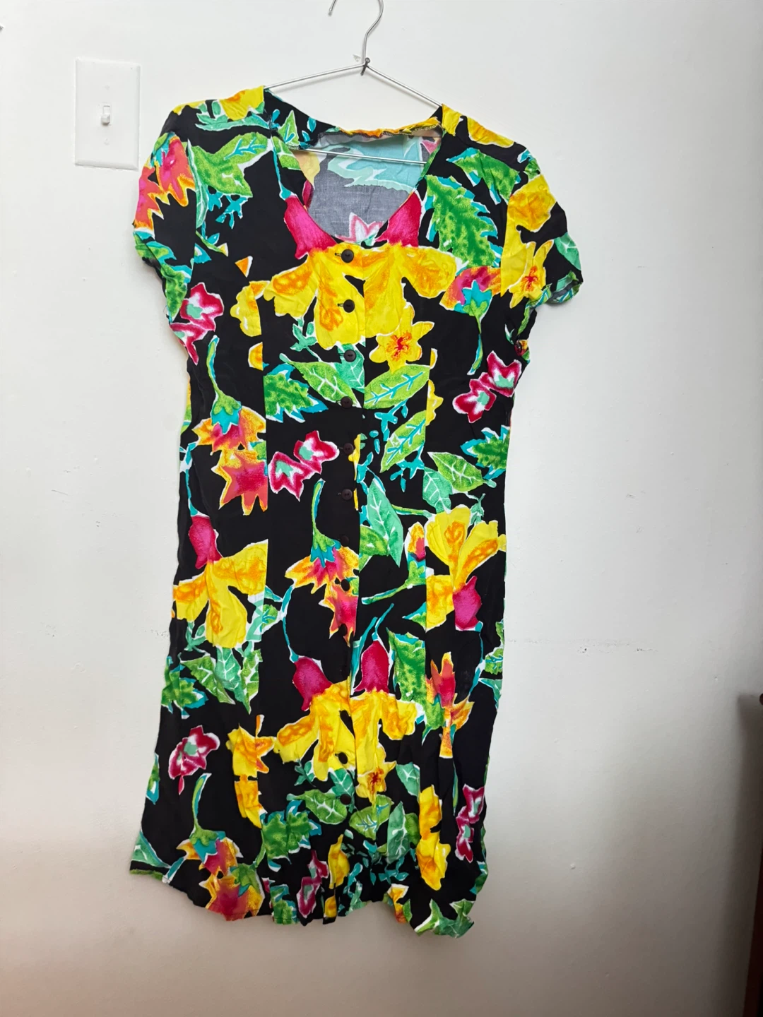DNS DFS navy cherry print dress - photo 4