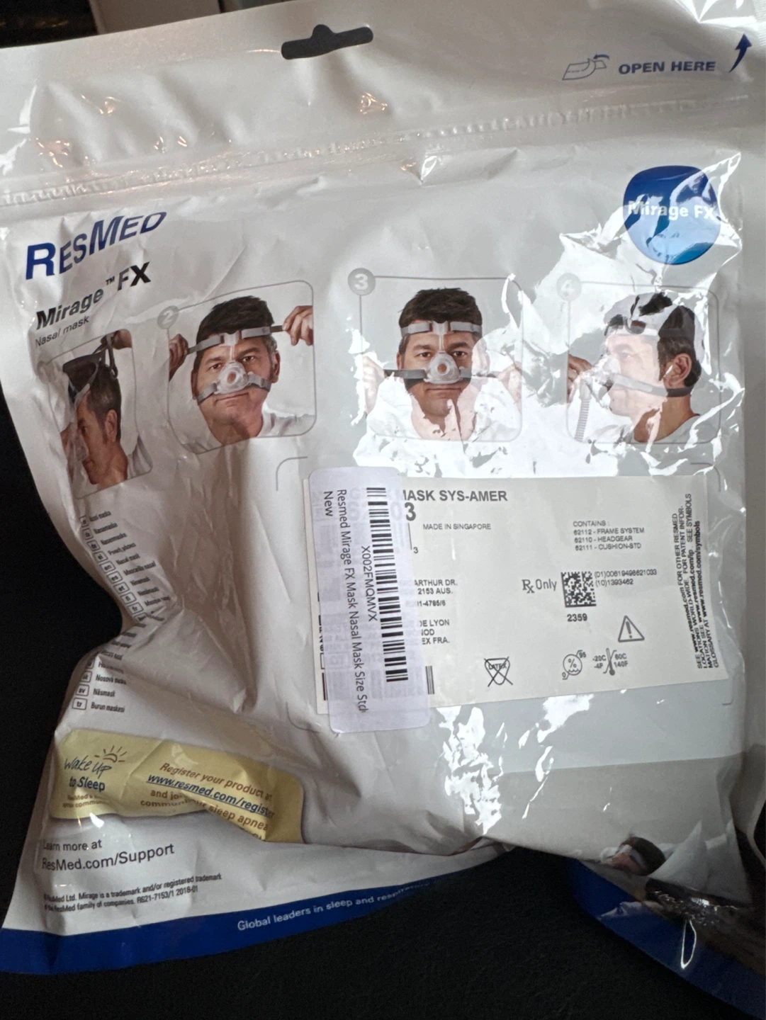 ResMed Mirage FX Nasal Mask - photo 2