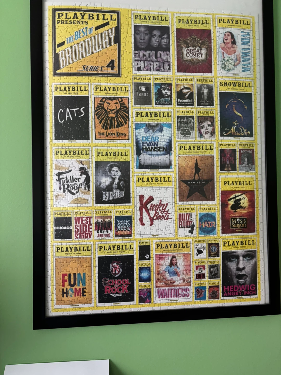 The Best of Broadway Series 4 Playbill Jigsaw Puzzle - photo 3