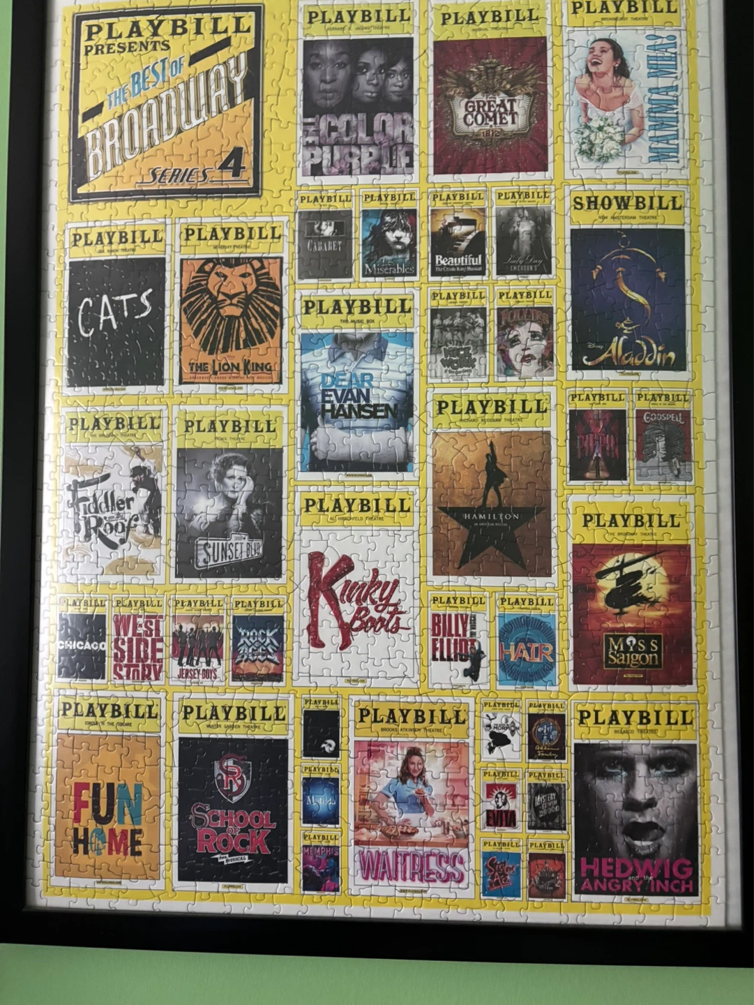 The Best of Broadway Series 4 Playbill Jigsaw Puzzle - photo 4