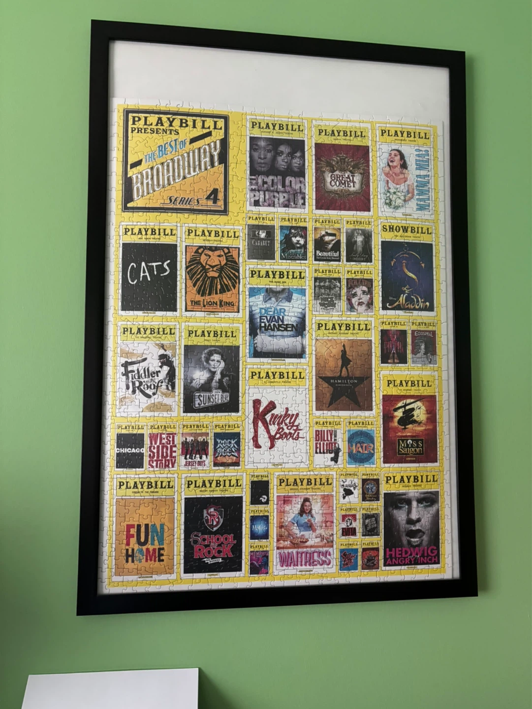 The Best of Broadway Series 4 Playbill Jigsaw Puzzle