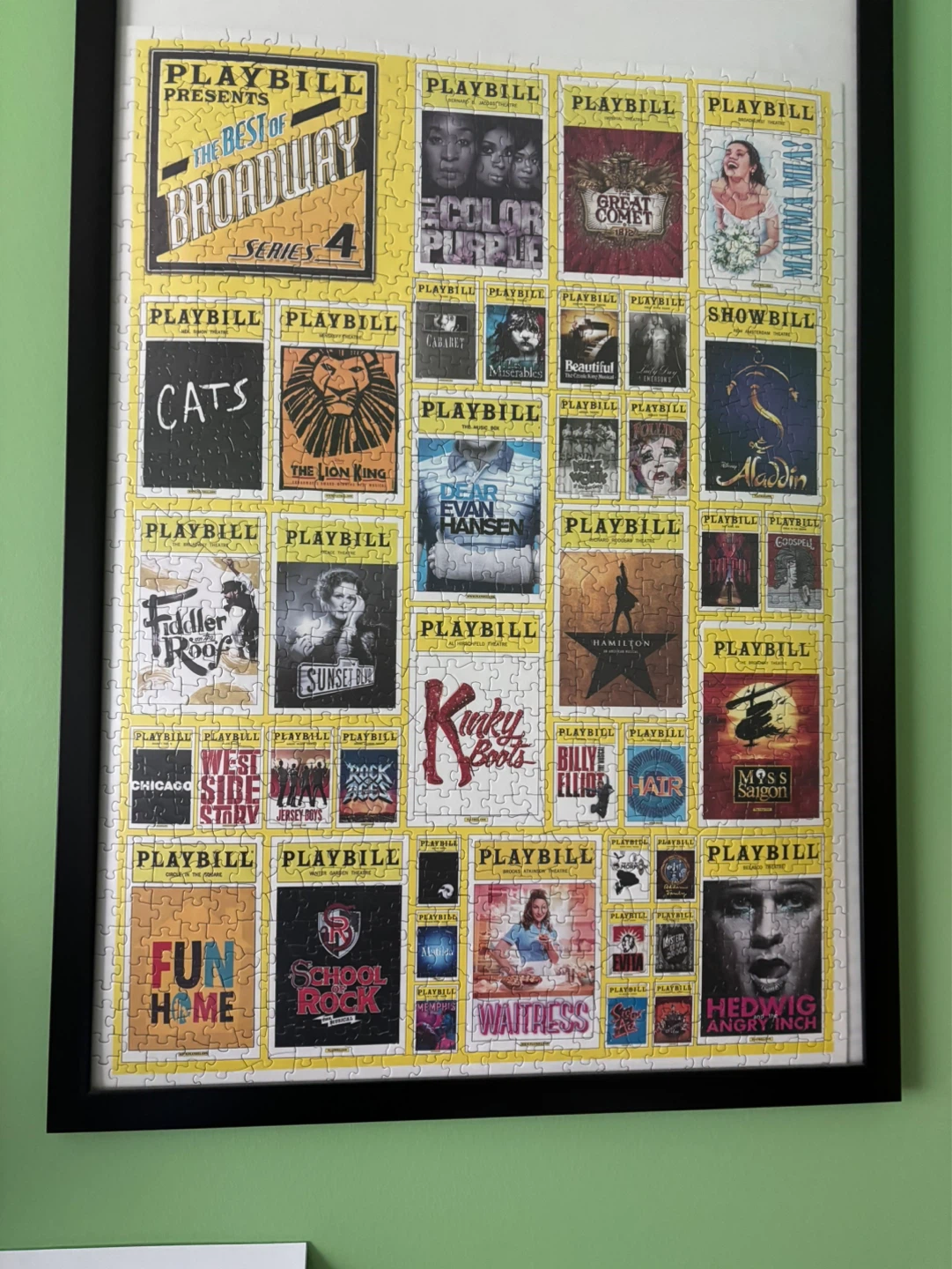 The Best of Broadway Series 4 Playbill Jigsaw Puzzle - photo 2