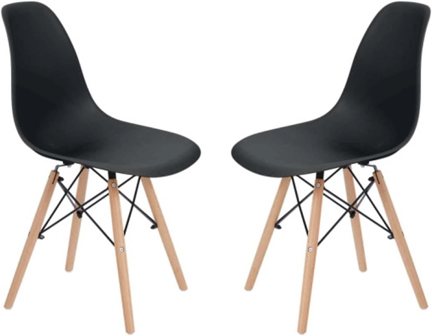 Brand new Black Dining Chair with Wood Legs - photo 3