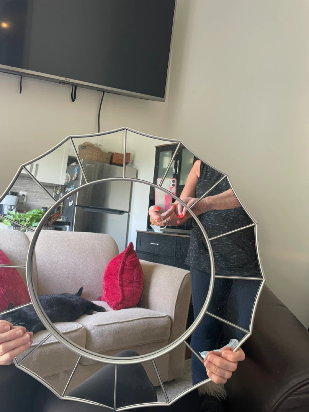 Decorative Sunburst Mirror - photo 3