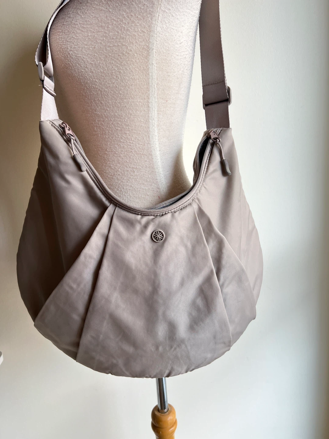 GAIAM pleated crossbody bag