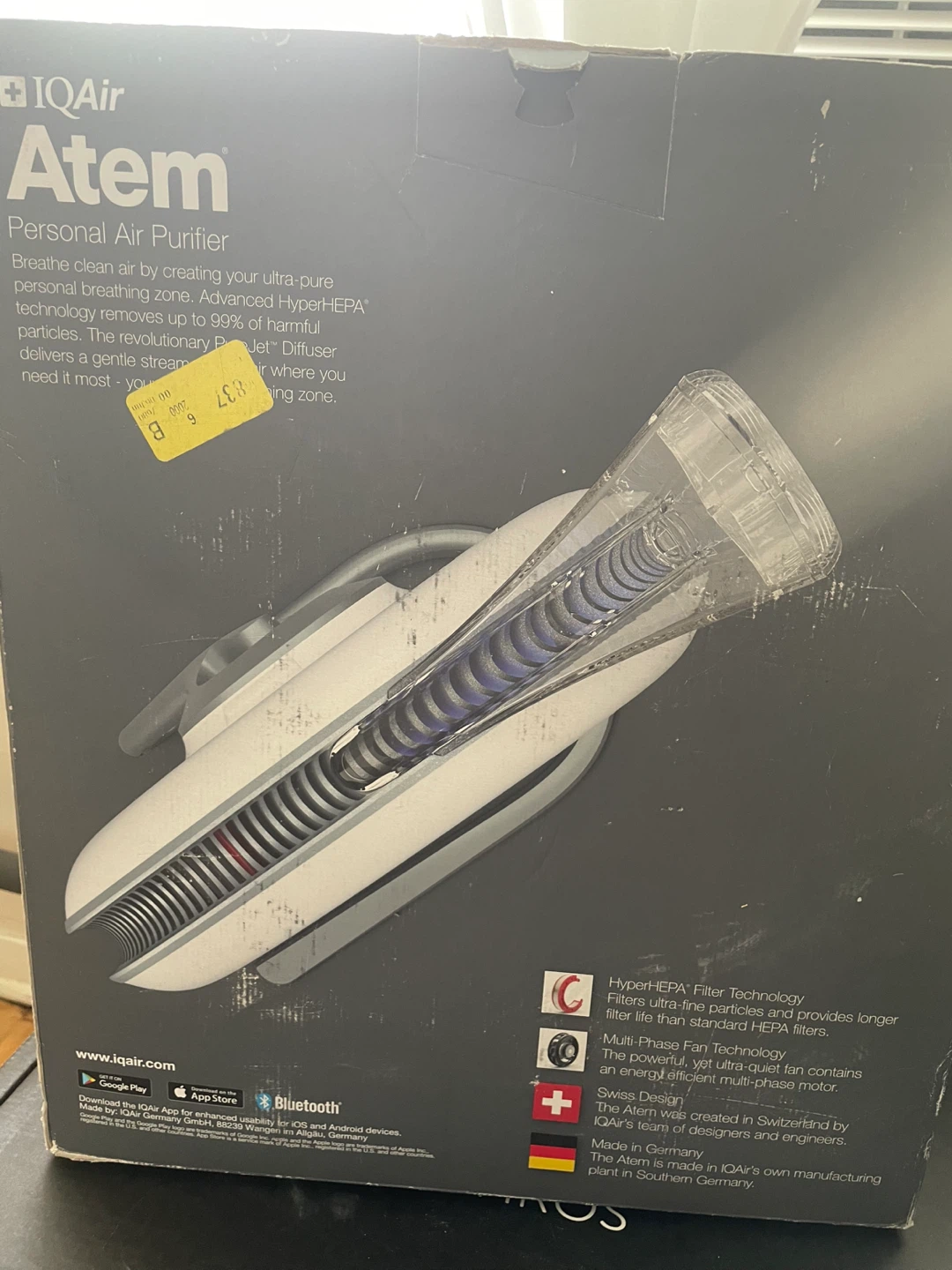IQAir Atem Personal Air Purifier - photo 2