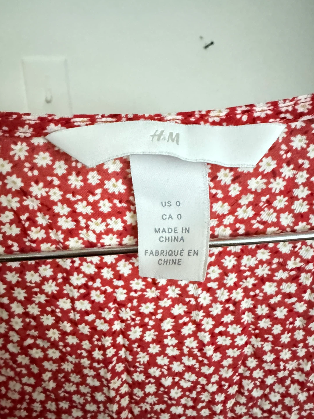 H&M Red Floral Romper US 0 - photo 2
