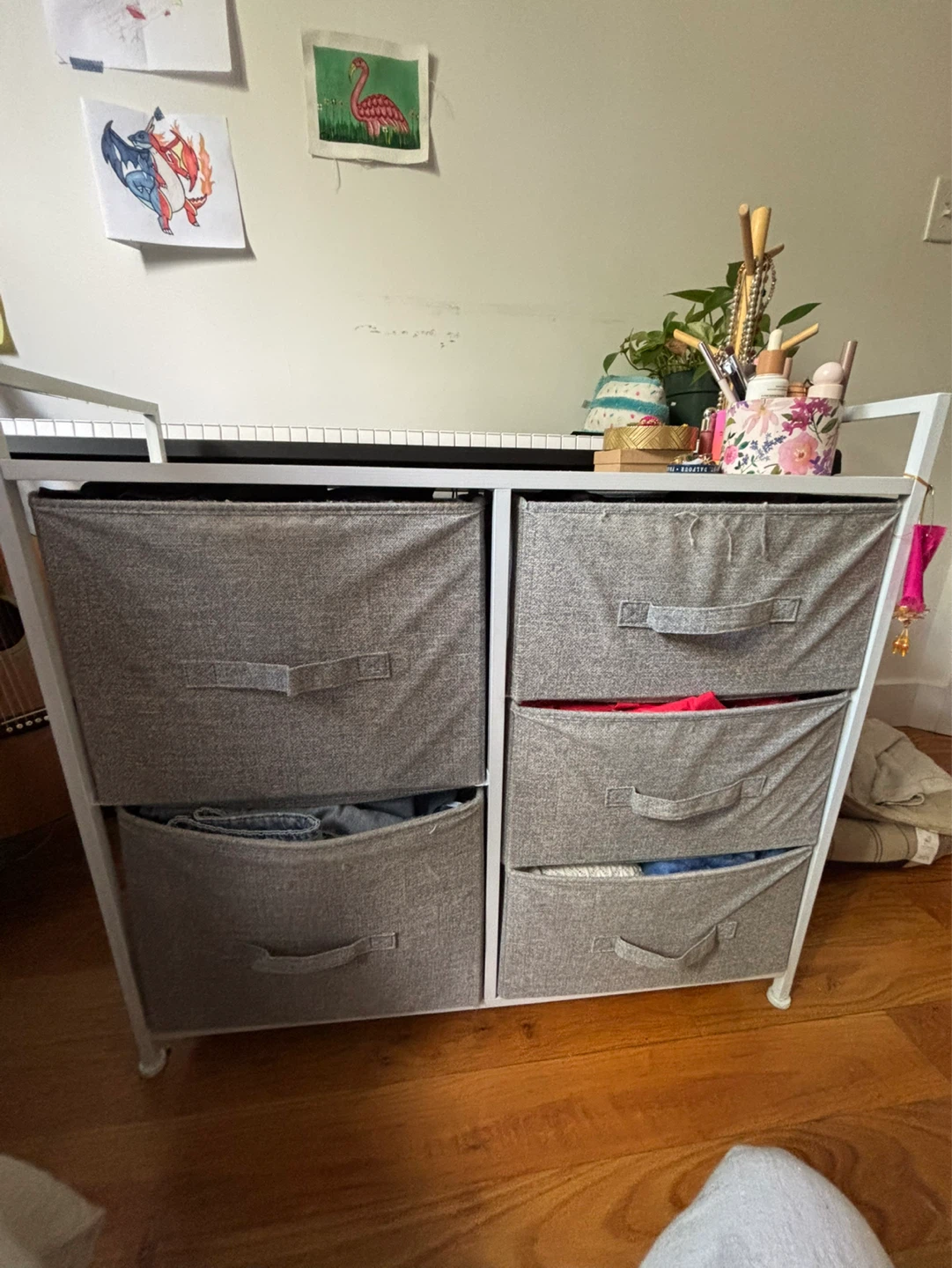 Storage Dresser with 6 Fabric Drawers - photo 3