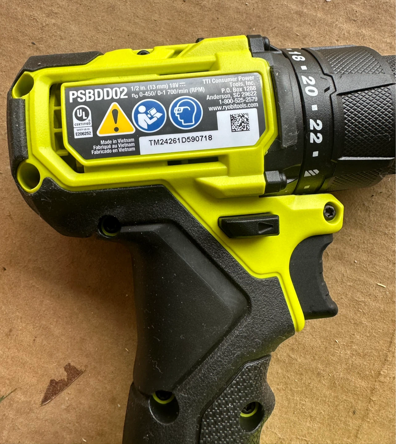 Ryobi ONE+ HP Compact Drill - photo 2