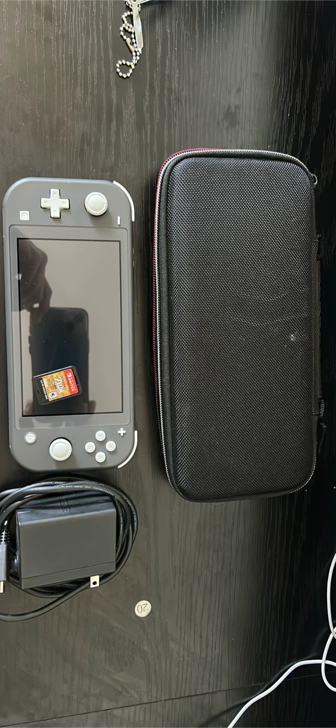 Nintendo Switch Lite Grey with Case and Charger