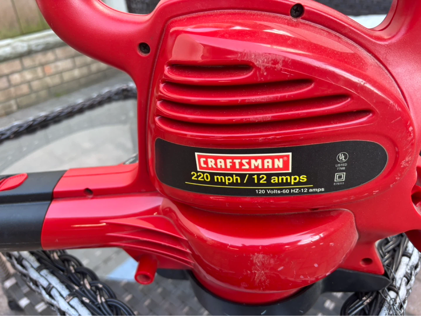 Craftsman Electric Leaf Blower 220 MPH / 12 Amps - photo 2