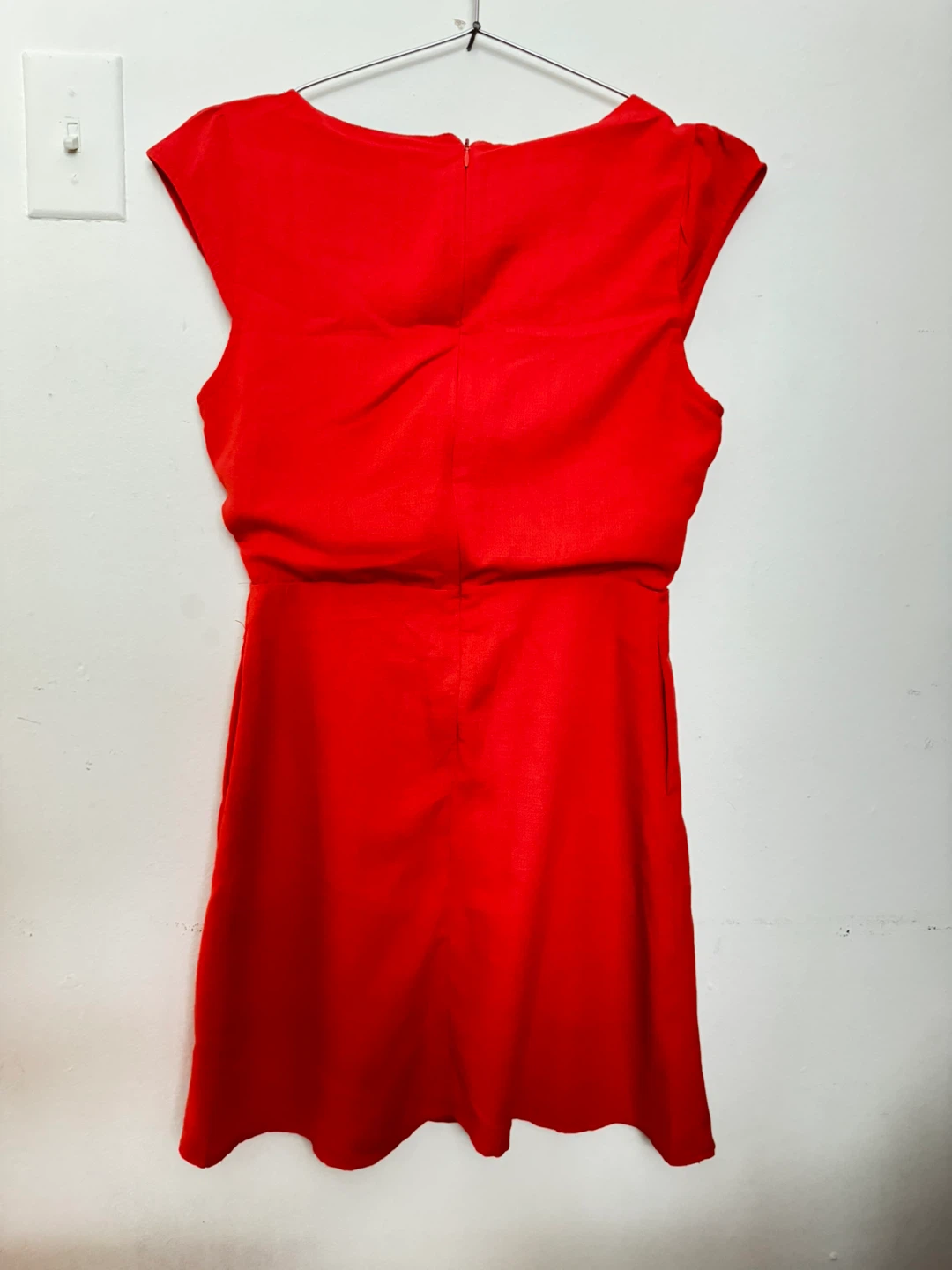 Lulus Red Lace-Up Cap Sleeve Dress - photo 2