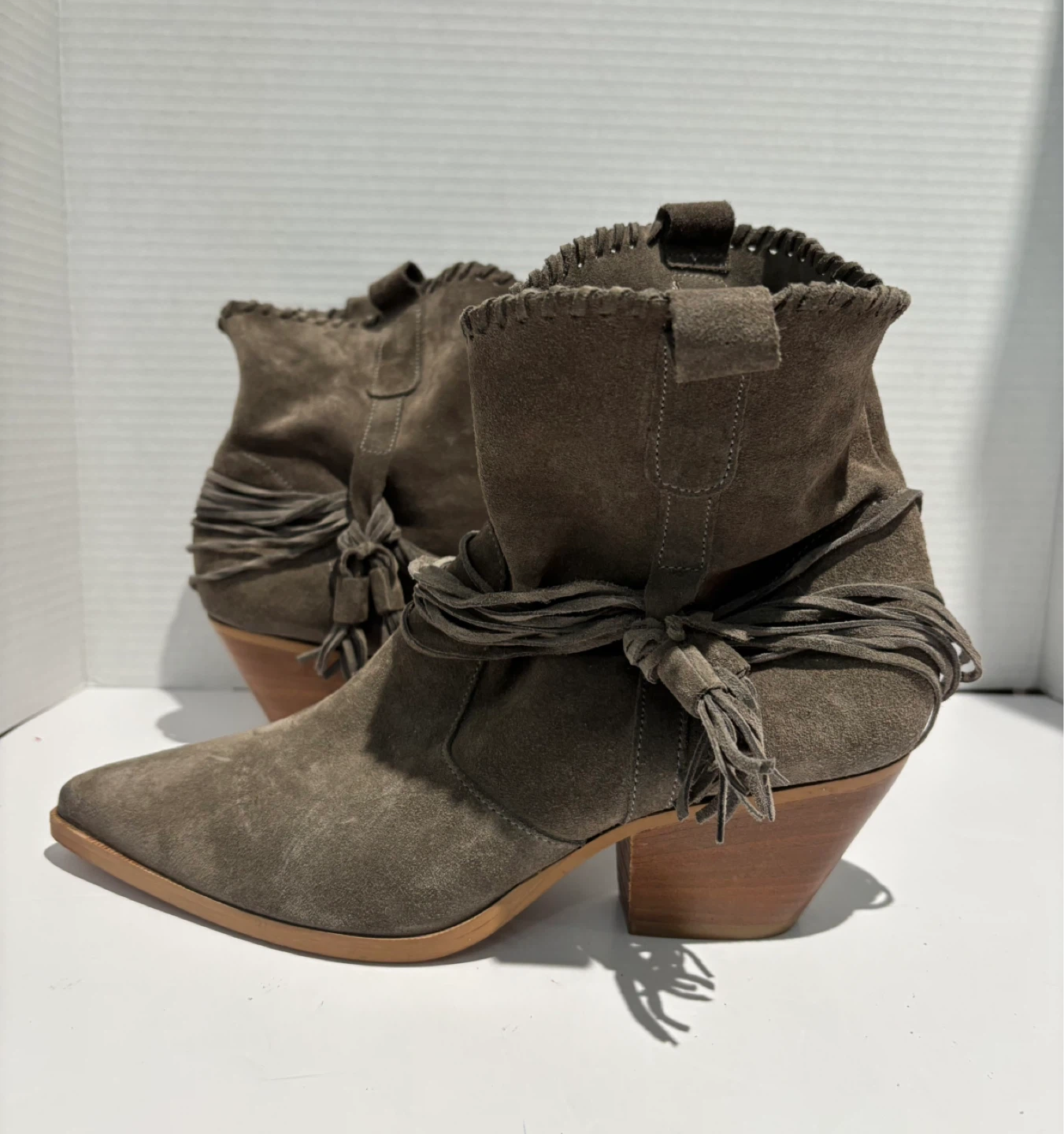 Ron White Suede Ankle Boots - Size 39 - photo 2