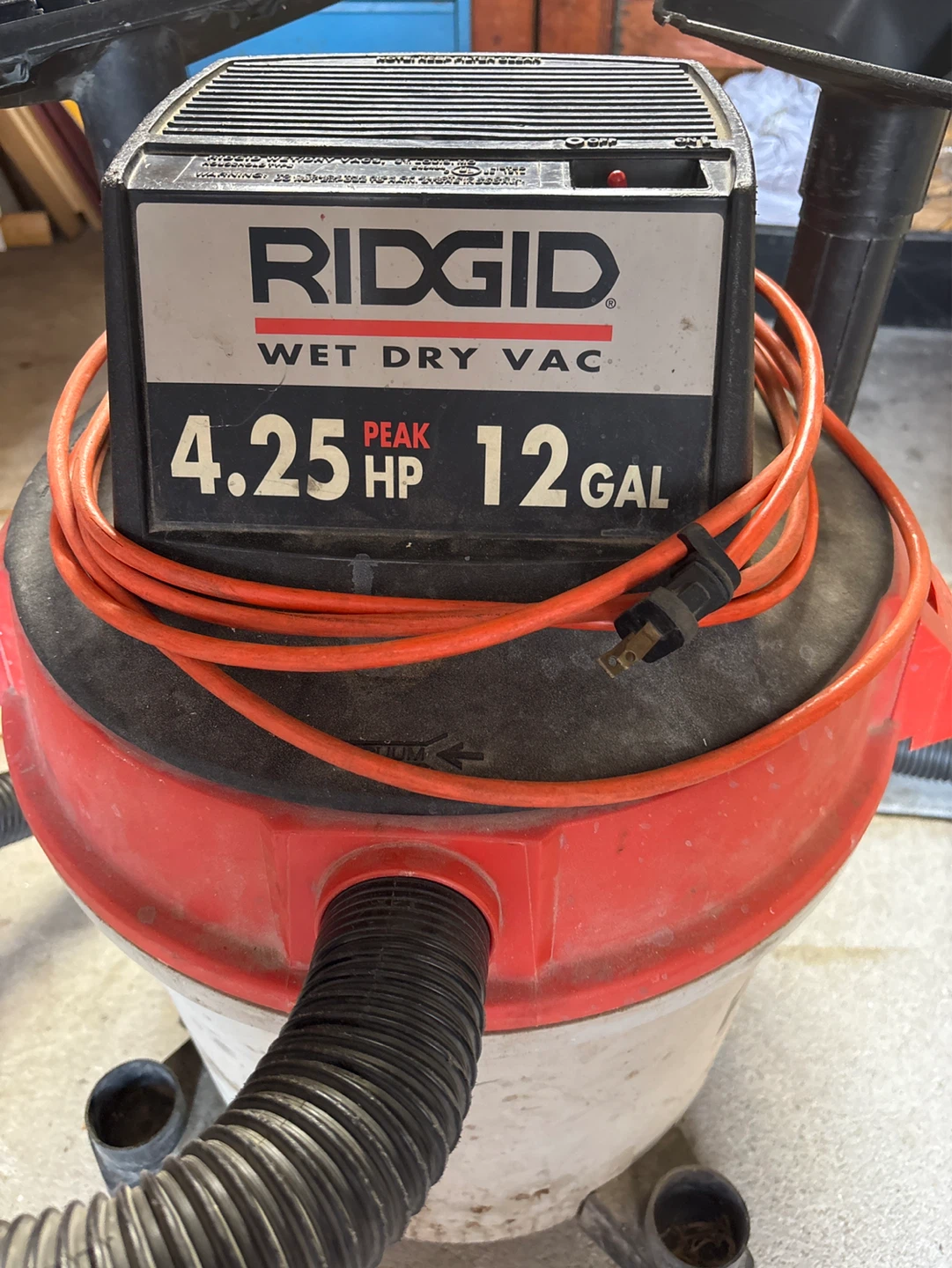 RIDGID Wet Dry Vacuum Shop Vac - photo 3