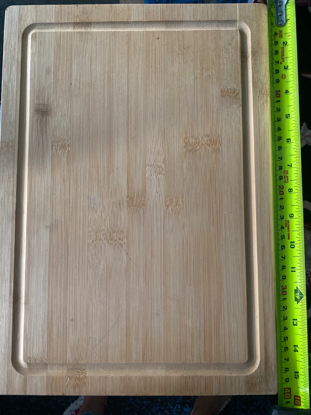 Bamboo Cutting Board ⚽️ with Juice Groove