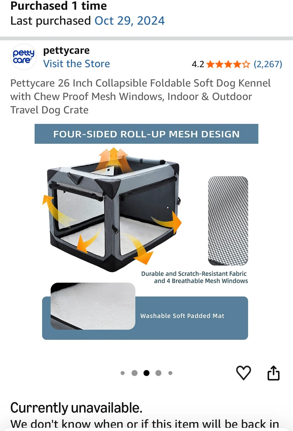 Collapsible Dog Crate - photo 4
