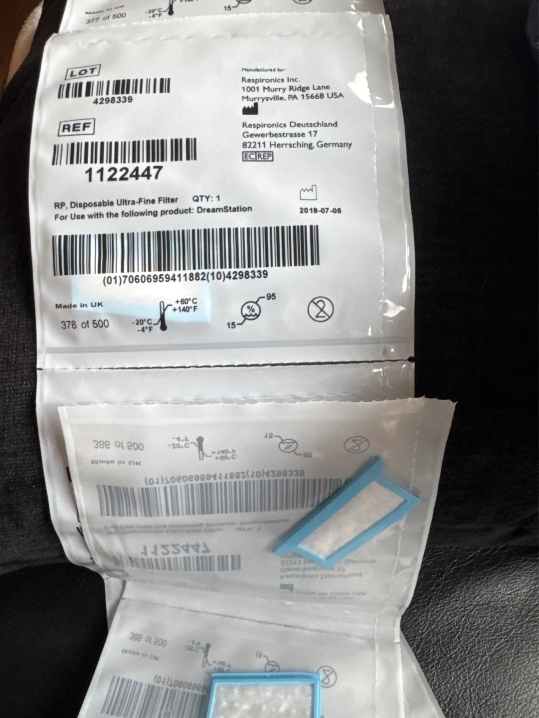 Respironics 10 Disposable Ultra-Fine Filter for DreamStation