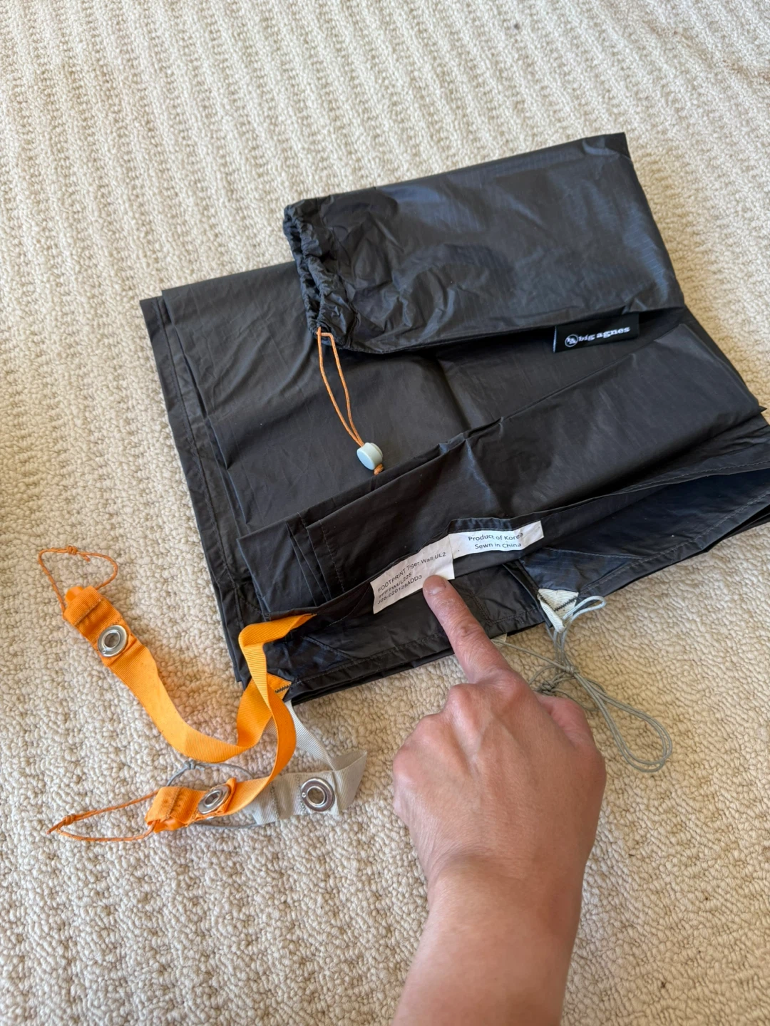Big Agnes Tiger Wall UL2 Footprint