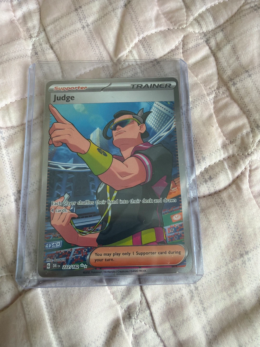 Pokémon Judge Trainer Card 222/182⚽️
