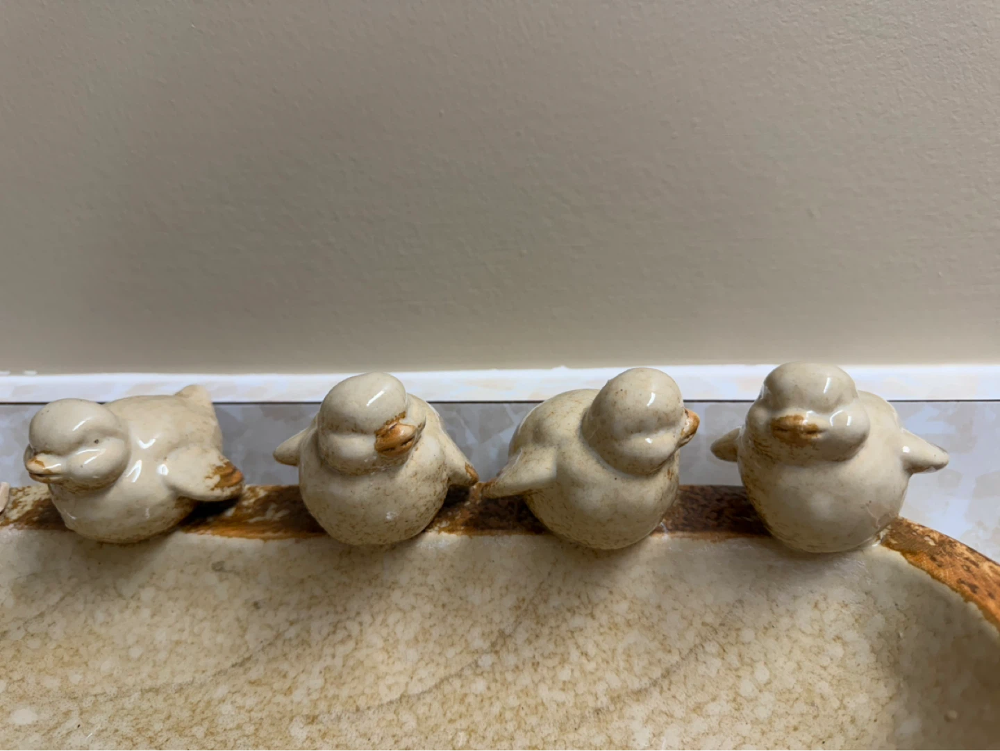 Ceramic Bird Bath/Planter/Tray - photo 2